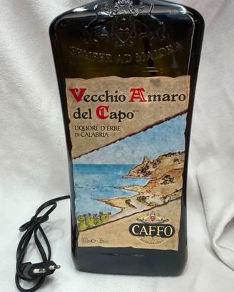 Lampada da Tavolo Bottiglia Amaro del Capo 300ml