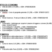 Lotto libri scolastici superiori