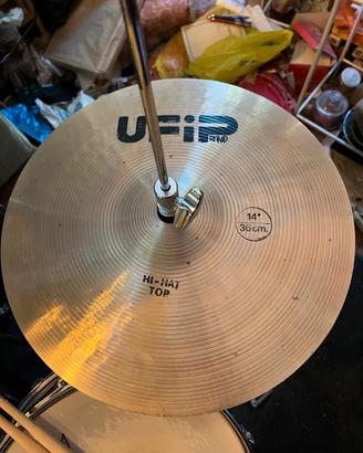 Piatto per batteria Hi-Hat Ufip 16” 