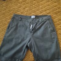 pantaloncino uomo in lino verde