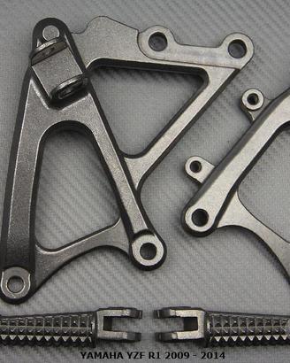 Supporto pedana Anteriore YAMAHA YZF R1 2009 2014
