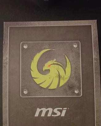 Msi Lootbox Cuffie gaming Tappetino e portachiavi