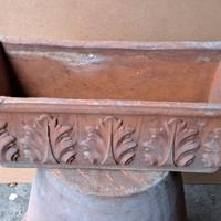 Vaso rettangolare terracotta 