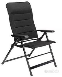 2 Sedie per campeggio + 2 poggiagambe