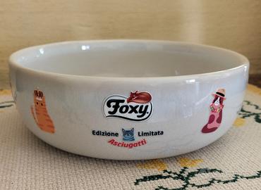 Ciotola Foxy in ceramica per gatti o altri animali