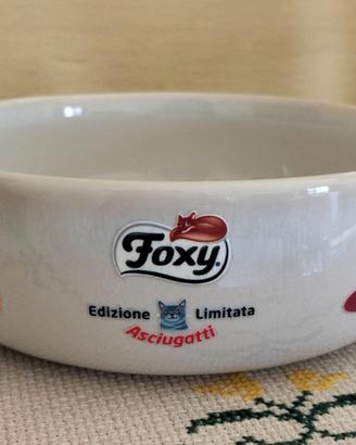 Ciotola Foxy in ceramica per gatti o altri animali