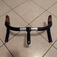 Manubrio ALMARC in pelle per bici vintage - Raro!