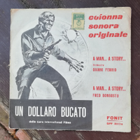 Disco 45 giri un dollaro bucato giuliano gemma