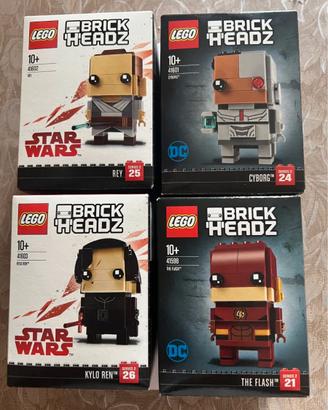4 GIOCHI LEGO BRICKHEADZ 41601-41602-4160-41598