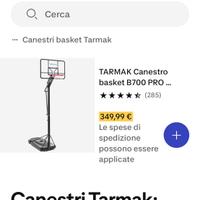 Canestro da basket con base pro