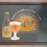 Quadro Birra Grimbergen Insegna 76x56cm da Bar Pub