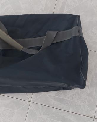 Borsone  con cinghia tracollo 45x30x20 grigio