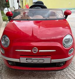 auto elettrica per bambini Fiat 500