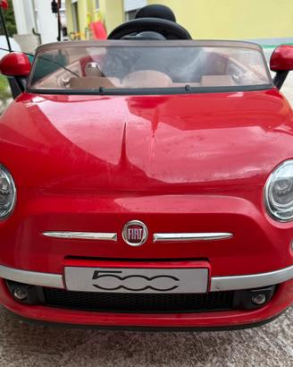 auto elettrica per bambini Fiat 500