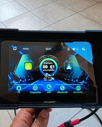 Navigatore Moto 5" - Android Auto e Apple CarPlay