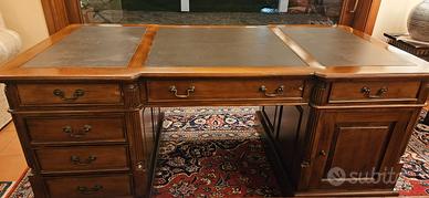 scrivania stile inglese con certificato 
