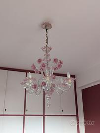 Lampadario vetro di Murano