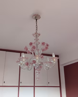Lampadario vetro di Murano