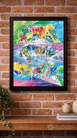 Quadro estensione grafica 9 Starter Pokemon