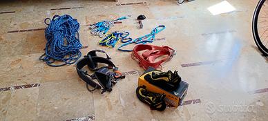 attrezzatura arrampicata, prezzo poco trattabile