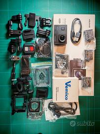Action Cam + 5 batterie
