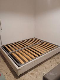 Letto matrimoniale sommier senza contenitore