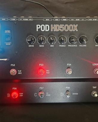 Line6 Pod Hd 500 x pedaliera
