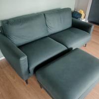 Divano 4 posti con pouf Poltronesofa 