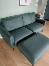 Divano 4 posti con pouf Poltronesofa 