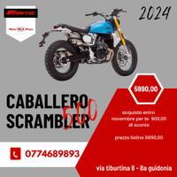 Fantic Caballero 500 scrambler - PROMO -