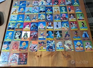 Lotto 127 Carte Dragon Ball vintage anni 2000