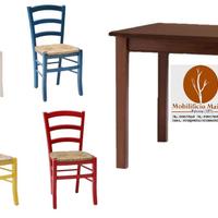 Tavoli e Sedie Colorate Ristorante Bar Set cod 501