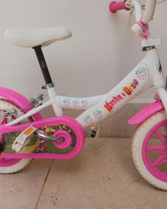 Bicicletta bambina MASHA E ORSO 12''