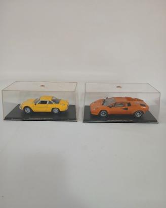 Lotto 2 auto 1:24 Lamborghini + Renault Alpine 110