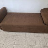 Divano sfoderabile marrone Ikea 