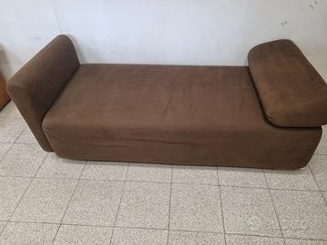 Divano sfoderabile marrone Ikea 