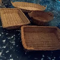 CESTINI IN VIMINI BELLI PERFETTI NUOVI