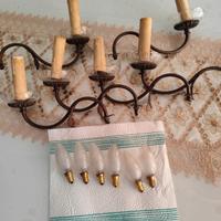 Applique da parete stile classico a 6 luci