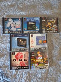 Lotto 7 Giochi PS1 - Pal Ita / Esp