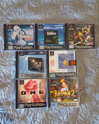 Lotto 7 Giochi PS1 - Pal Ita / Esp