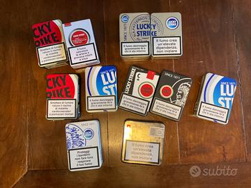 Portasigarette metallo da collezione