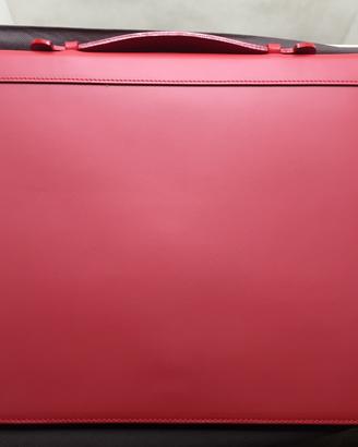 Borsa organizer pc lavoro pelle originale compatta