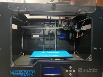 FlashForge Creator Pro 2 estrusori + 7kg pla