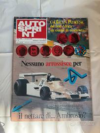 RIVISTA AUTOSPRINT 1978 N.10 COL GRAN PATRESE DEL