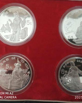 CINA-monete argento da collezione