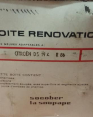 Citroen DS ID Pallas kit camicie pistoni