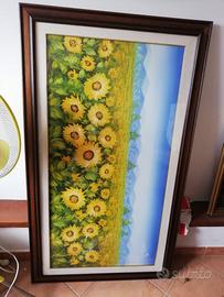 Quadro con girasoli 