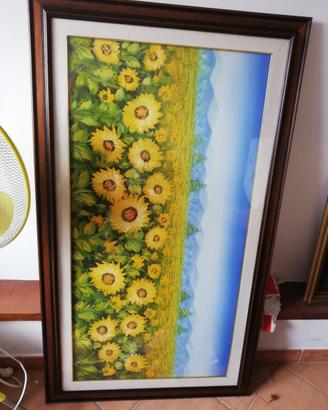 Quadro con girasoli 