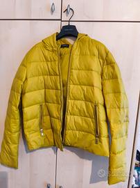 Piumino primaverile donna giallo/senape
