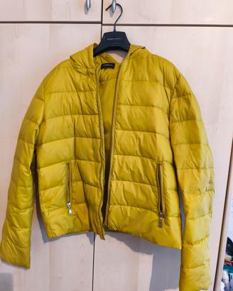 Piumino primaverile donna giallo/senape